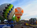 Hot air balloon at the Vredefeesten 2017 in Belgium.