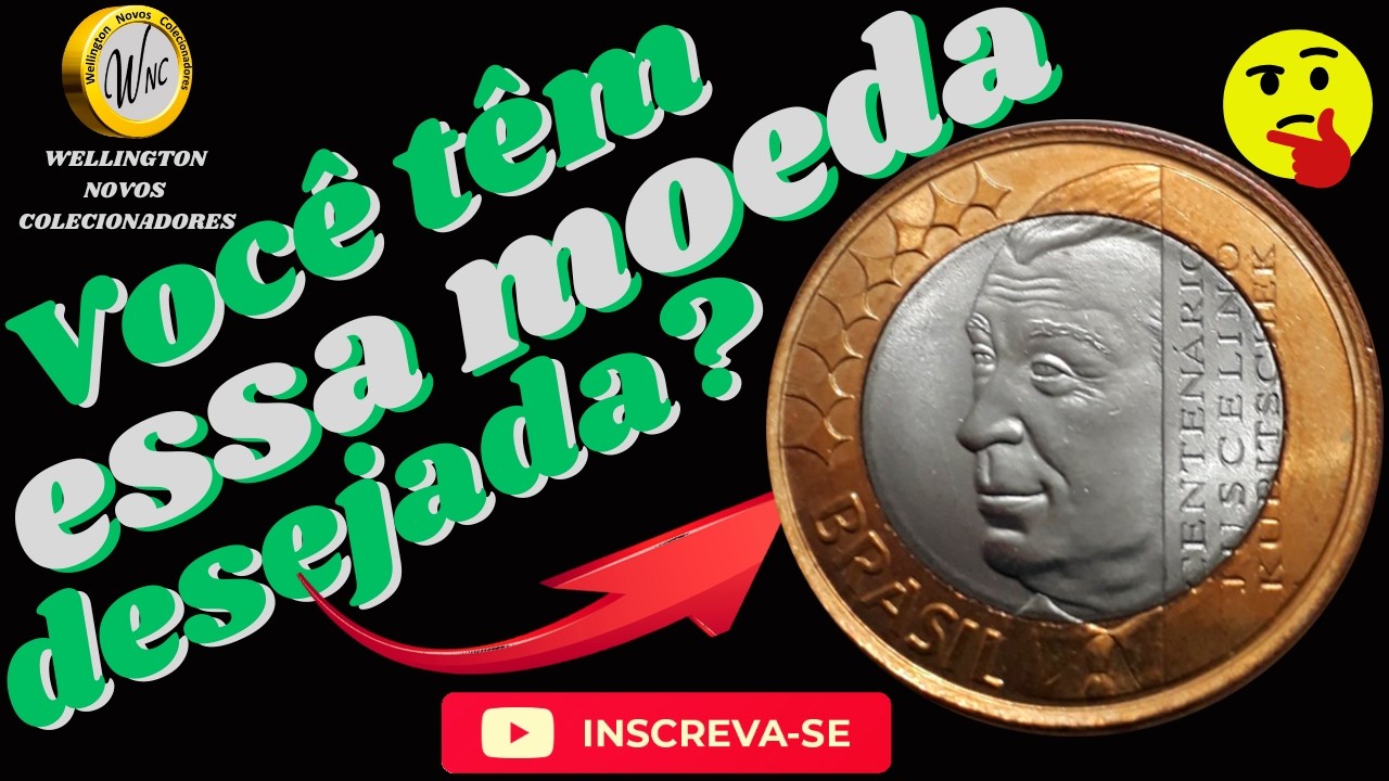 Moeda de R$ 1 valiosa que vc pode ter.