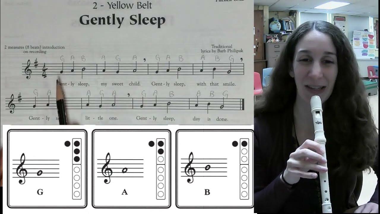 Gently Sleep Recorder Lesson 3 YouTube