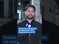 Jovens são atropelados na calçada por carro desgovernado em São Paulo #shorts #balançogeral