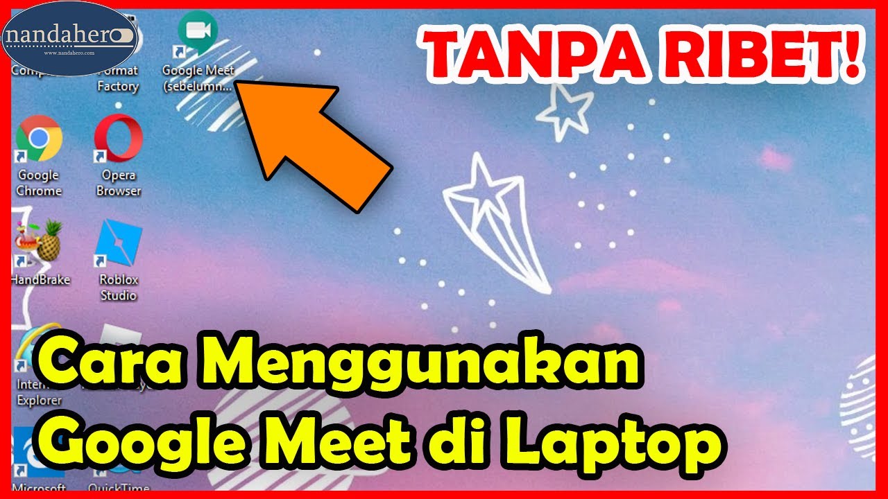Cara mendownload & install Google Meet di Laptop/PC - YouTube
