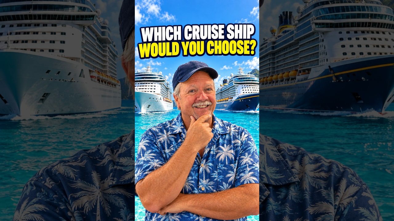 Which Cruise Ship Would You Choose? #cruisetips #travelhacks #shorts
