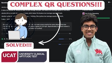 COMPLEX QR QUESTIONS!!! | UCAT QR TIPS AND TRICKS #12