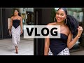 VLOG! Date Night Outfits Haul, Plant Care, Shopping & Sushi in New York City | MONROE STEELE