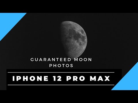 How do I take a picture of the moon with my iPhone 12?