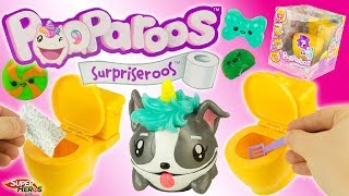 Nouveau Pooparoos Chasse aux surprises dans des toilettes Jouet Mattel