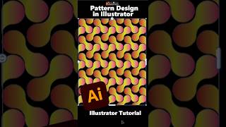 Lets create an interlocking shape pattern design in Illustrator | Adobe Illustrator tutorials #HowTo Profile