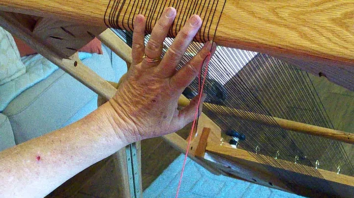 Weavers Rapid Warp Loom - Changing Colors in the Warp