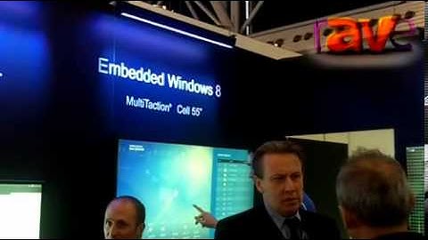 ISE 2013: MultiTaction by MultiTouch Ltd. Exhibits Embedded Windows 8