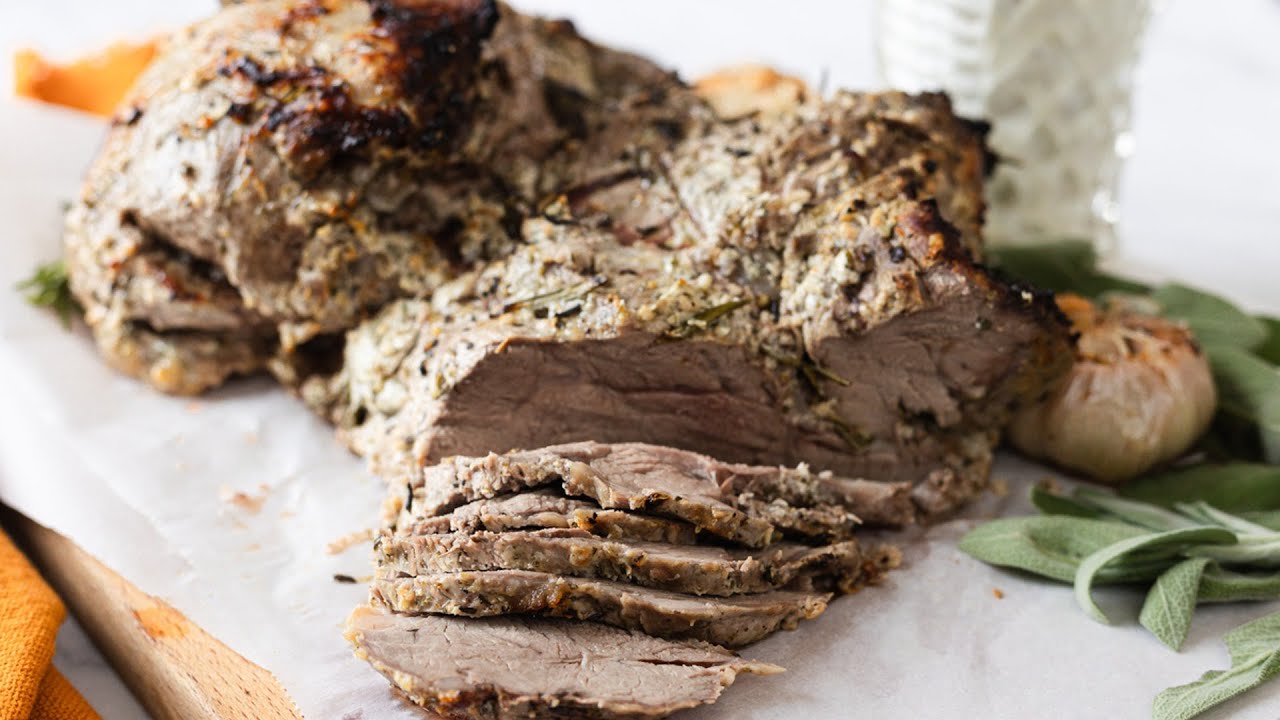 Perfect Boneless Roasted Leg of Lamb Recipe YouTube