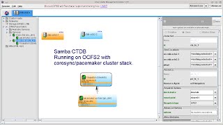 Samba CTDB running on OCFS2 with the corosync/pacemaker cluster stack
