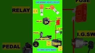 brake light wiring diagram #automobile #auto #youtubeshorts #shorts@technoautoindia8420