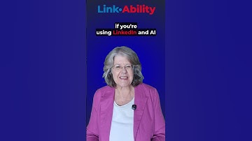 Dangers of Using AI on Your LinkedIn Profile ⚠️ #linkability #linkedin #linkedintips #ai #chatgpt