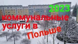 СКОЛЬКО МЫ ПЛАТИМ ЗА КОММУНАЛЬНЫЕ УСЛУГИ В ПОЛЬШЕ.2023 ГОД.