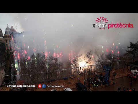 Fallas Valencia 2025, Mascletà Lunes 17 de Marzo 2025, Pirotecnia Vulcano