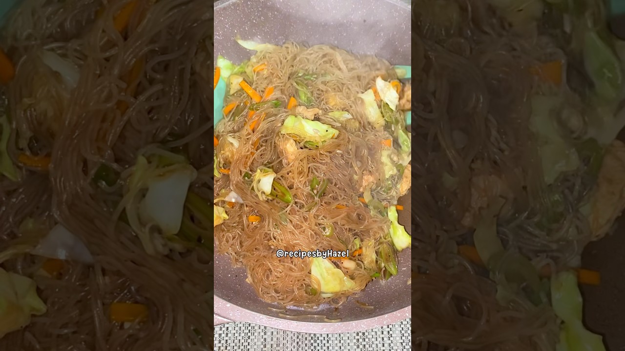 Stir Fry Vermicelli- a filipino way, we call this bihon guisado💛 