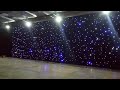 Led Blue White Cloth Light Fairy Outdoor Bulk String  Star Curtain For Stage Home Party Backdrop