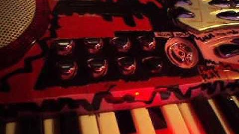 Film glitches from the circuit bent IT Lives keyboard V6