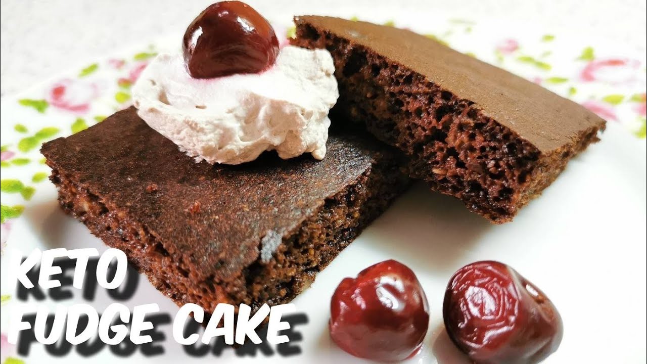 How to make keto fudge cake Keto fudge kolač YouTube