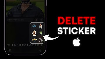 Hoe verwijder ik een sticker op een iPhone (iOS 26)?
