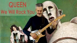 QUEEN - WE WILL ROCK YOU guitar solo by BRIAN MAY played by MARCELLO ZAPPATORE