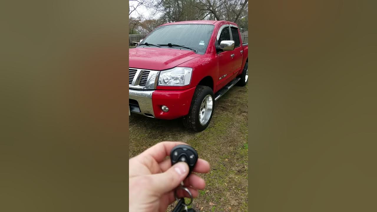 Nissan Titan remote start YouTube