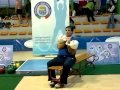 Pantelis Filikidis 2x 40kg chair press world record 16 reps