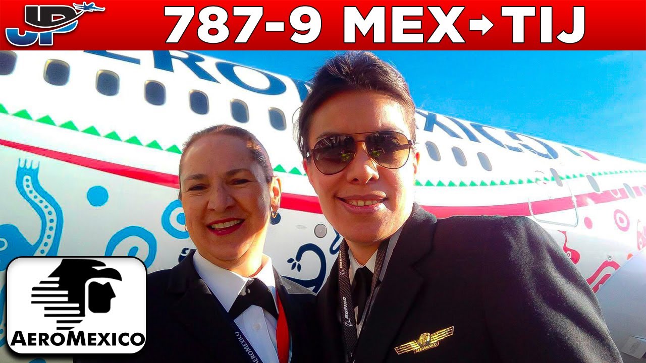 AEROMEXICO Boeing 787-9 Cockpit Mexico City🇲🇽 to Tijuana🇲🇽