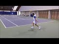 Tennis Practice - Training With World No5 Tommy Robredo - Court Level View