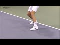 Tennis Practice - Training With World No5 Tommy Robredo - Court Level View