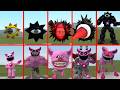 SPRUNKI FAN THE SUN FAMILY VS CHICKEN MONSTERS FROM POPPY PLAYTIME 5 ALL CHAPTERS IN GARRY'S MOD!