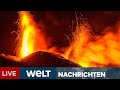 LAVA OHNE ENDE: Experten rechnen noch mit langem Vulkanausbruch auf La Palma | WELT Live dabei