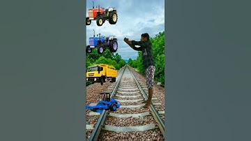 Tractor, Jcb, roller & truck -funny vfx magic video | kinemaster editing #shortsfeed