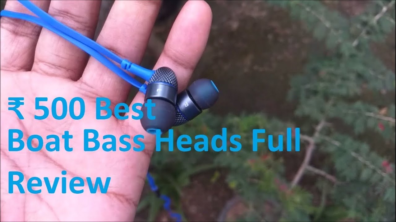 Boat Bass Head 225 Earphones Full Review Blue Colour YouTube
