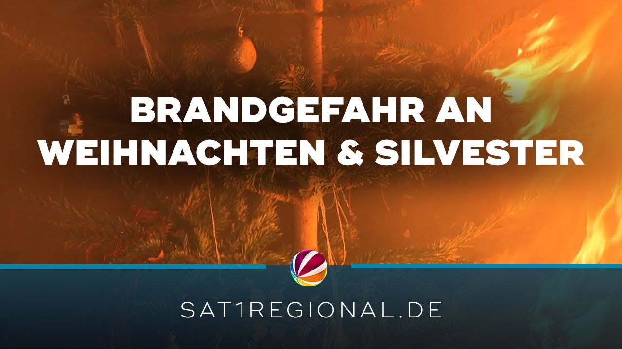 Weihnachtskerzen und Silvesterfeuerwerk: Feuerwehr Hamburg klärt über Gefahren auf