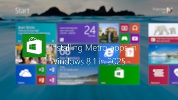 Installing Metro apps in Windows 8.1 in 2025 (See pinned comment)