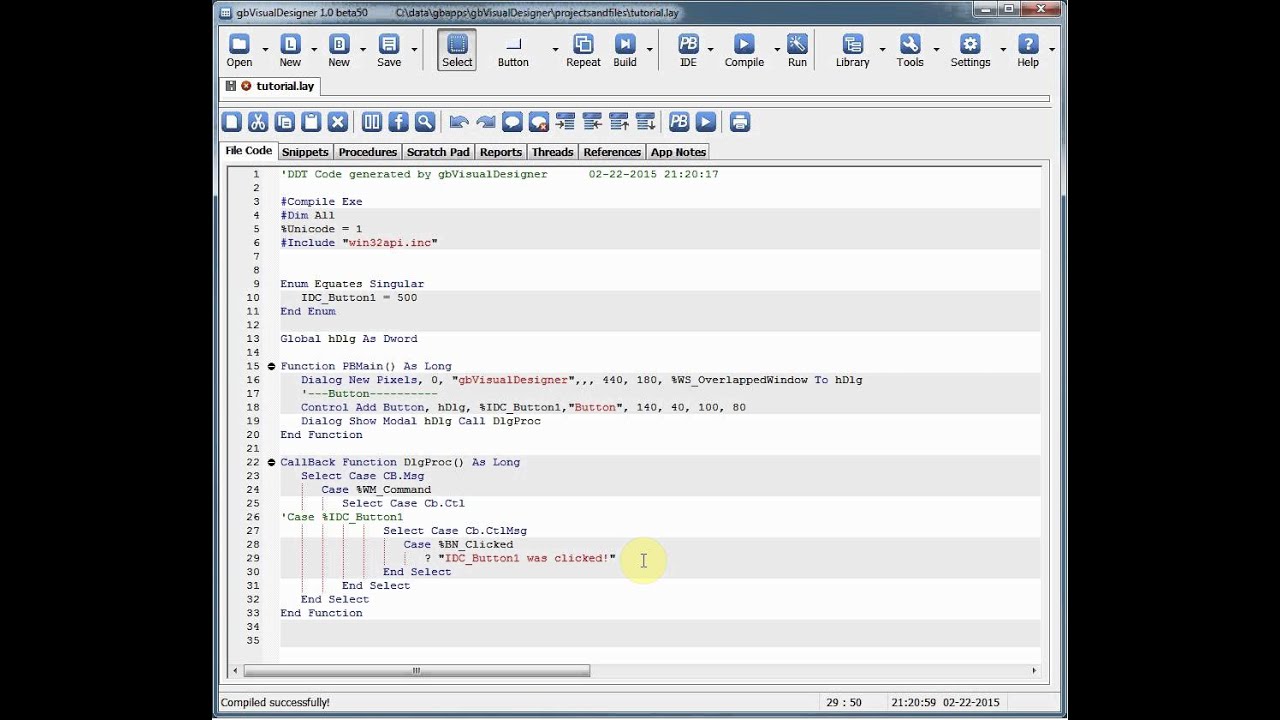 Gb Gui gbvisualdesigner gui modify - YouTube