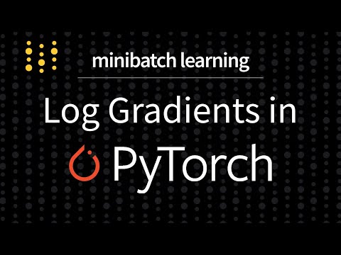 Logging metrics & gradients to W&B with PyTorch