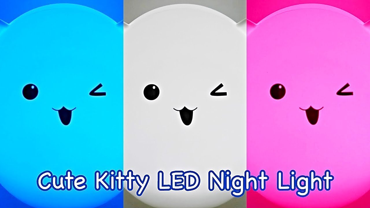 Cute Kitty LED Night Light