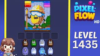 Pixel Flow Level 1435 Solution Walkthrough