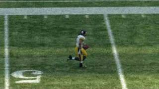 Madden NFL 10 Ultimate Team Steelers at Dolphins Feb 1, 2010 Bob Sanders upsets Brett Farve.