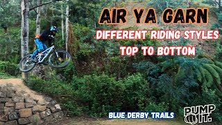 Air Ya Garn full trail | Blue Derby trails MTB | Jump Line