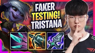 FAKER TESTING TRISTANA IN KOREA SOLOQ! - T1 Faker Plays Tristana MID vs Yone! | Season 2024