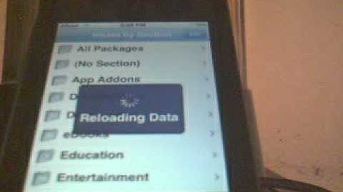 My Jailbroken Ipod Touch 2g