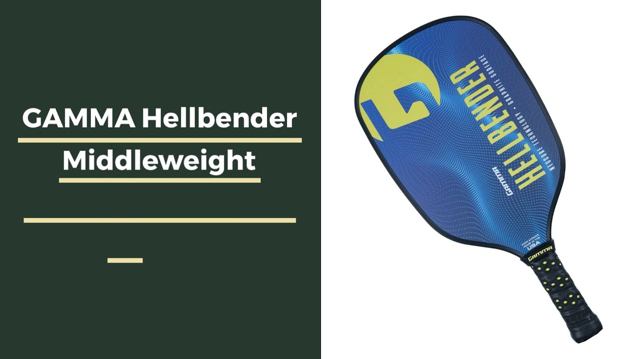 GAMMA Hellbender Graphite Pickleball Paddle | JustPaddles.com