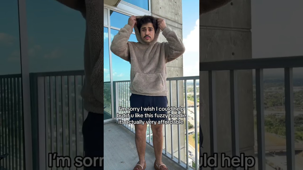 Affordable fuzzy hoodie review | stay warm on a budget#hoodie #affordable #cozy #fashion