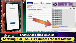 Samsung A50s Frp Unlock Free Tool Without any Error || Samsung A50s Frp Unlock Android 11 Free Tool