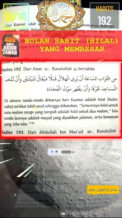 192 PENAMPAKAN BULAN SABIT ATAU HILAL TANGGAL SATU YANG MEMBESAR
