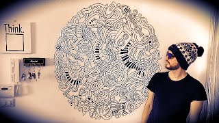 Download Lagu Music Doodle Mural - Time-Lapse MP3