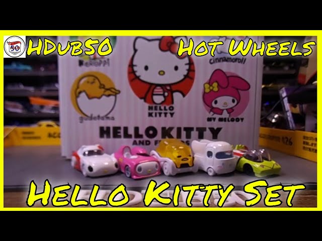 NEW Hot Wheels Hello Kitty set Of 5 With Cinnamoroll Sanrio
